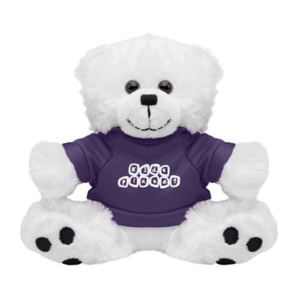 Custom 6-Inch Teddy Bear - Purple 