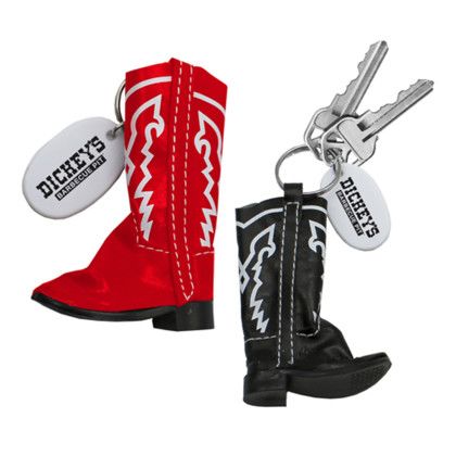 Custom Cowboy Boot Keychain - All Colors 