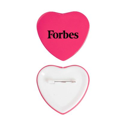 Custom Heart Button - Pink Custom Heart Button - Pink