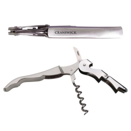 Custom Waiters Corkscrew - Silver