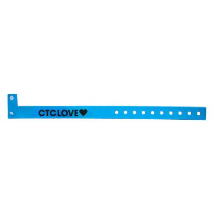 Custom Translucent Event Bands - Blue