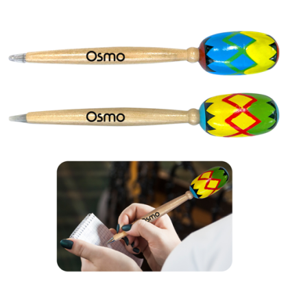 CUstom Maraca Pen - Assorted