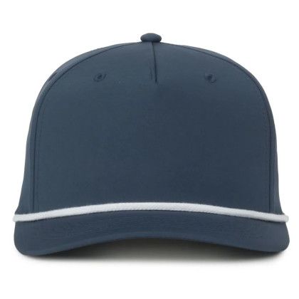 Custom Recycled Solid Back W/ Cord - Slate/White