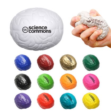 Custom Brain Stress Reliever - All Colors