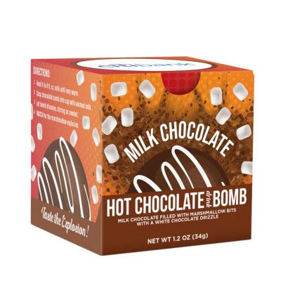 Custom Hot Chocolate Bomb in Full Color Box - Side View