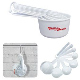 Custom Set of Measuring Cups - White