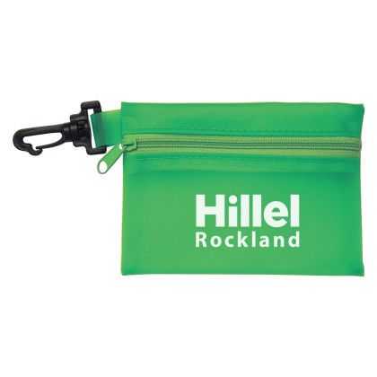 Custom Clip On Pouch - Green 
