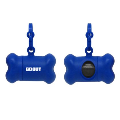 Custom Waste Bag Dispenser - Blue 