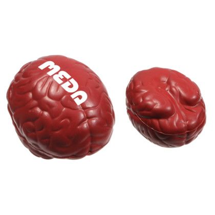 Custom Brain Stress Reliever - Burgundy 
