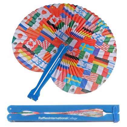 Custom Flag Folding Fan 