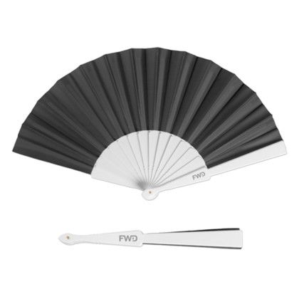 Custom Accordion Fan - Black