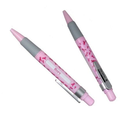 Custom Ribbon Message Pen - Pink