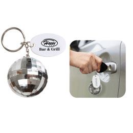 Custom Disco Ball Keychain