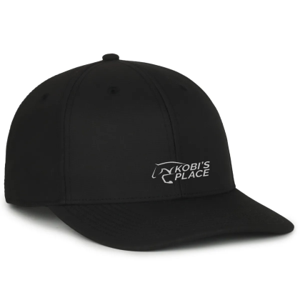 Custom Premium Modern Solid Back - Black Side View