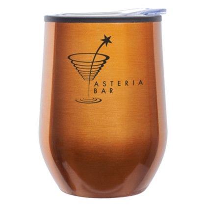 Custom 12 oz Insulated Cup - Orange 