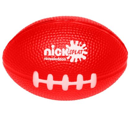 Custom Football Stress Reliever - Red