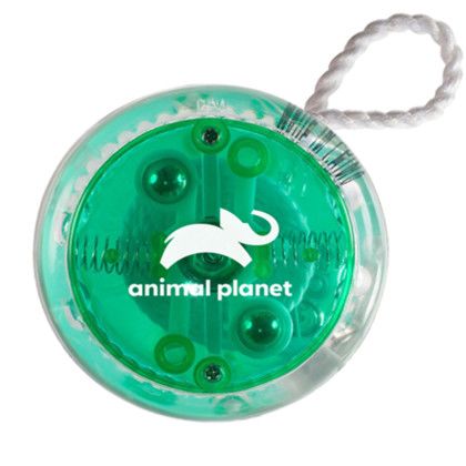 Custom LED Light-Up Yo-Yo - Green Custom LED Light-Up Yo-Yo - Green