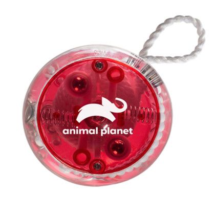Custom LED Light-Up Yo-Yo - Red Custom LED Light-Up Yo-Yo - Red