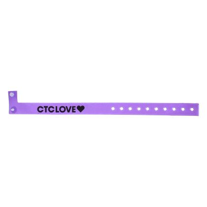Custom Translucent Event Bands - Purple