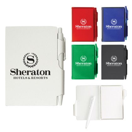 Custom Memo Pad w/Pen - All color
