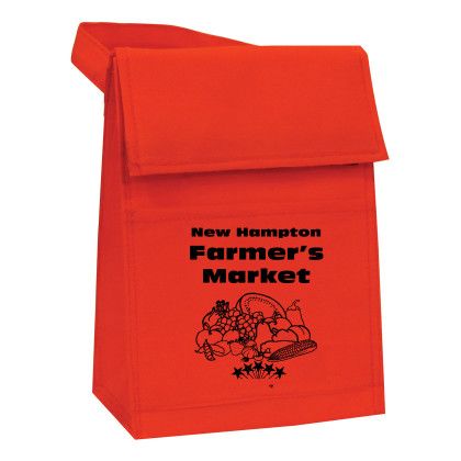 Custom Non-Woven Lunch Pack - Red