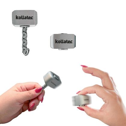 Custom Hammer Fidget Spinner - Silver 