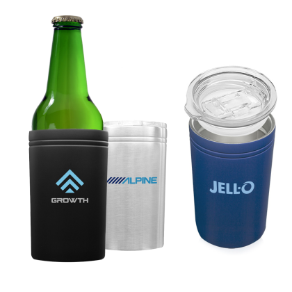 Custom Bottle Cooler & Tumbler