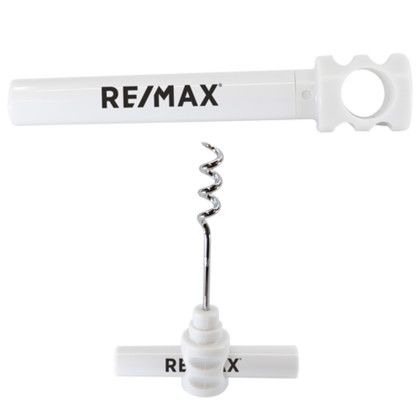 Custom Corkscrew - White