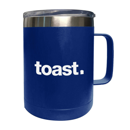 Custom 14 oz Insulated Mug - Blue