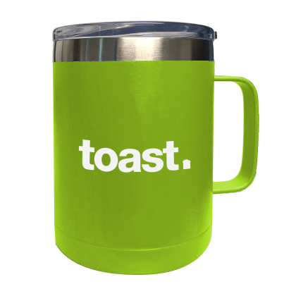 Custom 14 oz Insulated Mug - Green