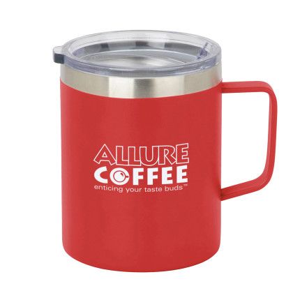 Custom 12 oz Insulated Mug - Red