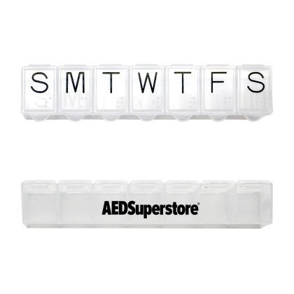 Custom 7 Day Pill Box - Clear
