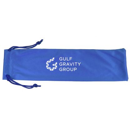 Custom Drawstring Pouch - Blue