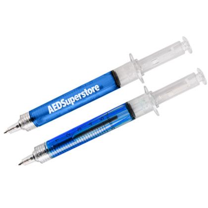 Custom Syringe Pen - Blue