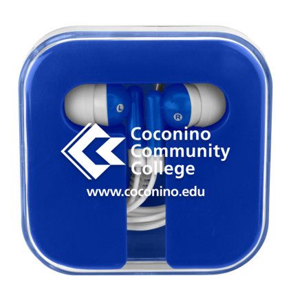 Custom Ear Buds - Blue 