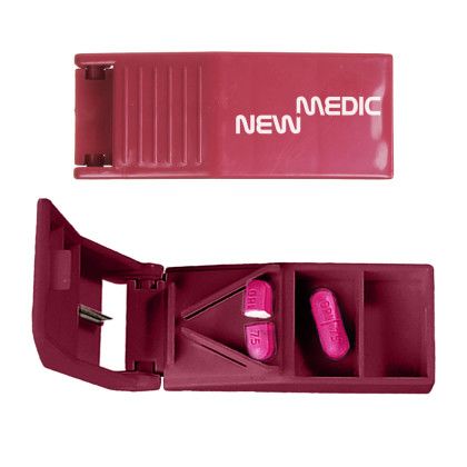 Custom Pill Box & Cutter - Red