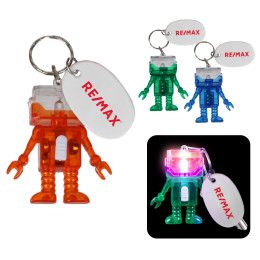 Custom Light Up Robot Keychain Custom Light Up Robot Keychain