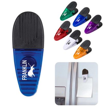 Custom Magnetic Paper Clip Holder - All Color