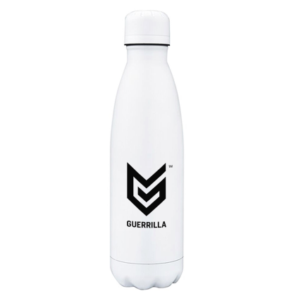 Custom 17oz Stainless Steel Bottle - Matte White