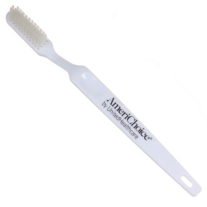 Custom Adult Size Toothbrush - White