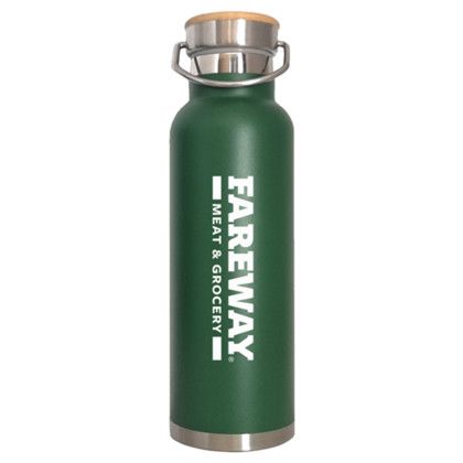 Custom 20 oz Insulated Bottles - Dark Green 