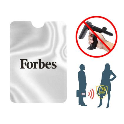 Custom RFID Phone Wallet - Silver