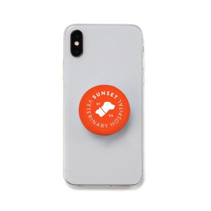 Custom  EZ Finger Phone Grip - Orange