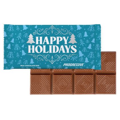 Custom Flow Wrapped 3 oz Chocolate Bar Custom Flow Wrapped 3 oz Chocolate Bar