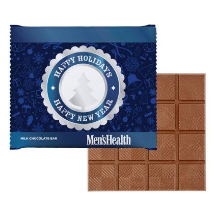 Custom Flow Wrapped 6 oz Chocolate Bar