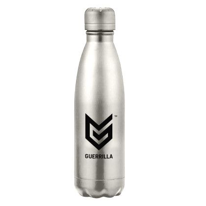 Custom 17oz Stainless Steel Bottle - Silver 