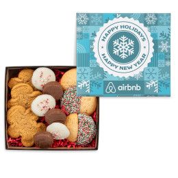 Custom Holiday Cookie Gift Box Custom Holiday Cookie Gift Box