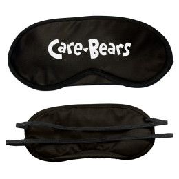 Custom Satin Eye Mask - Black