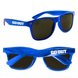 Custom Metallic Sunglasses - Blue