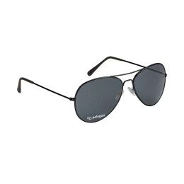 Custom Aviator Sunglasses with UV Protection - Black